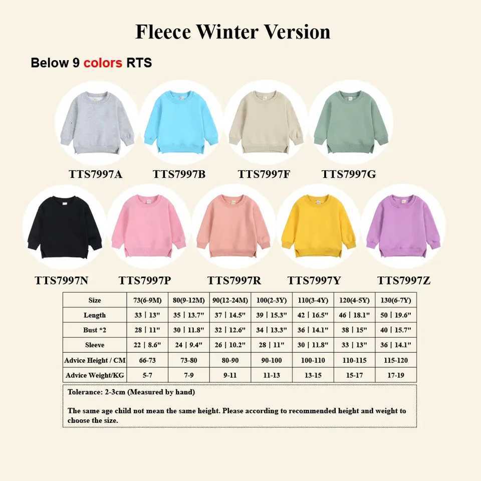 2025 Custom 17T Kids Sweatshirt Warm Thicken Fleece Pullovers Clothes Korean Baby Boys Girls Comfortable Hoodies Tops ClothingT251030
