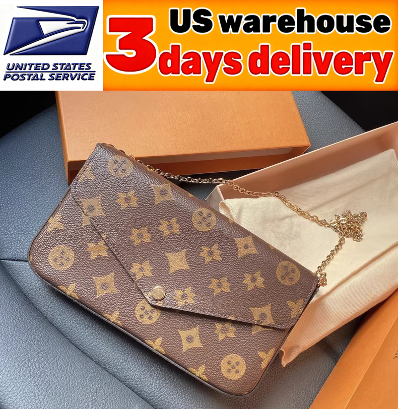 Designer Bag 3 Piece Shoulder Bag High Quality Luxury Cross Body And Vintage Flower Flora Chain Quality Purse Women's Fashion Everyday Outfit Luxury bag02