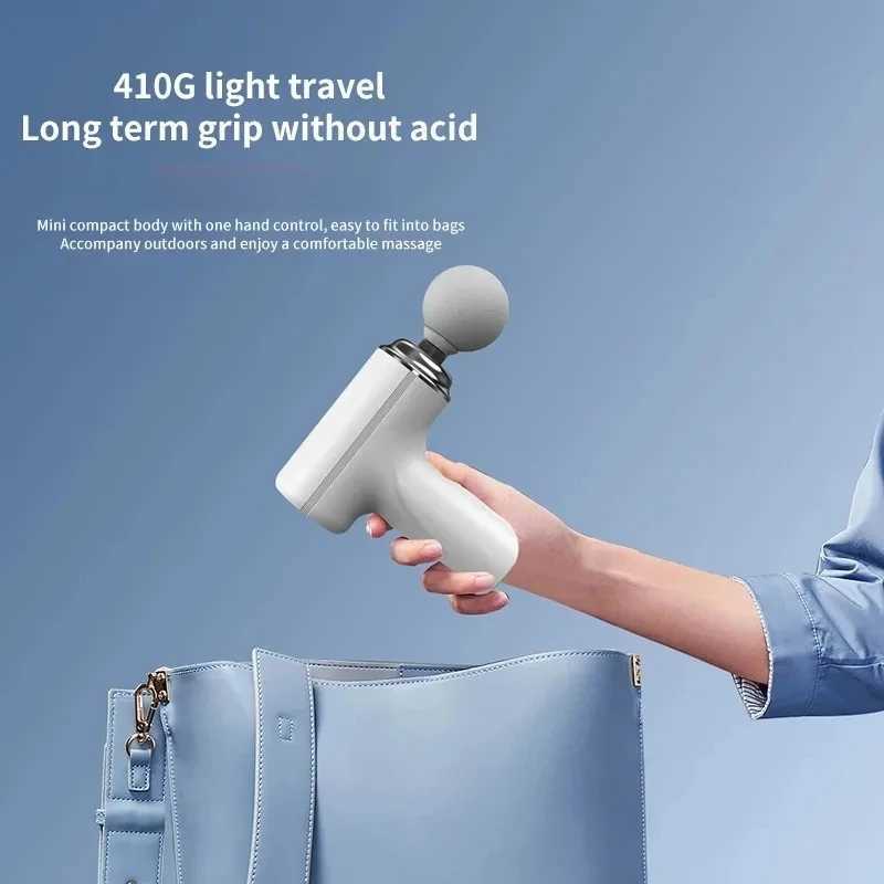 Vibration Massage Gun Rechargeable Wireless Muscle Relaxation Massager Mini Professional Fitness Portable Electric Fascia Gun J2510301