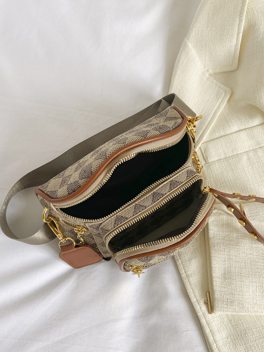 Women'S New Classic Print Crossbody Bag, Breast Bag, Casual Waist Bag, Fashionable Crossbody Bag 2025