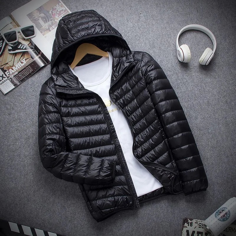 2025 Mens Ultra Lightweight Packable Down Jacket Autumn Spring Winter Water and WindResistant Breathable Coat Men Jacket 251028