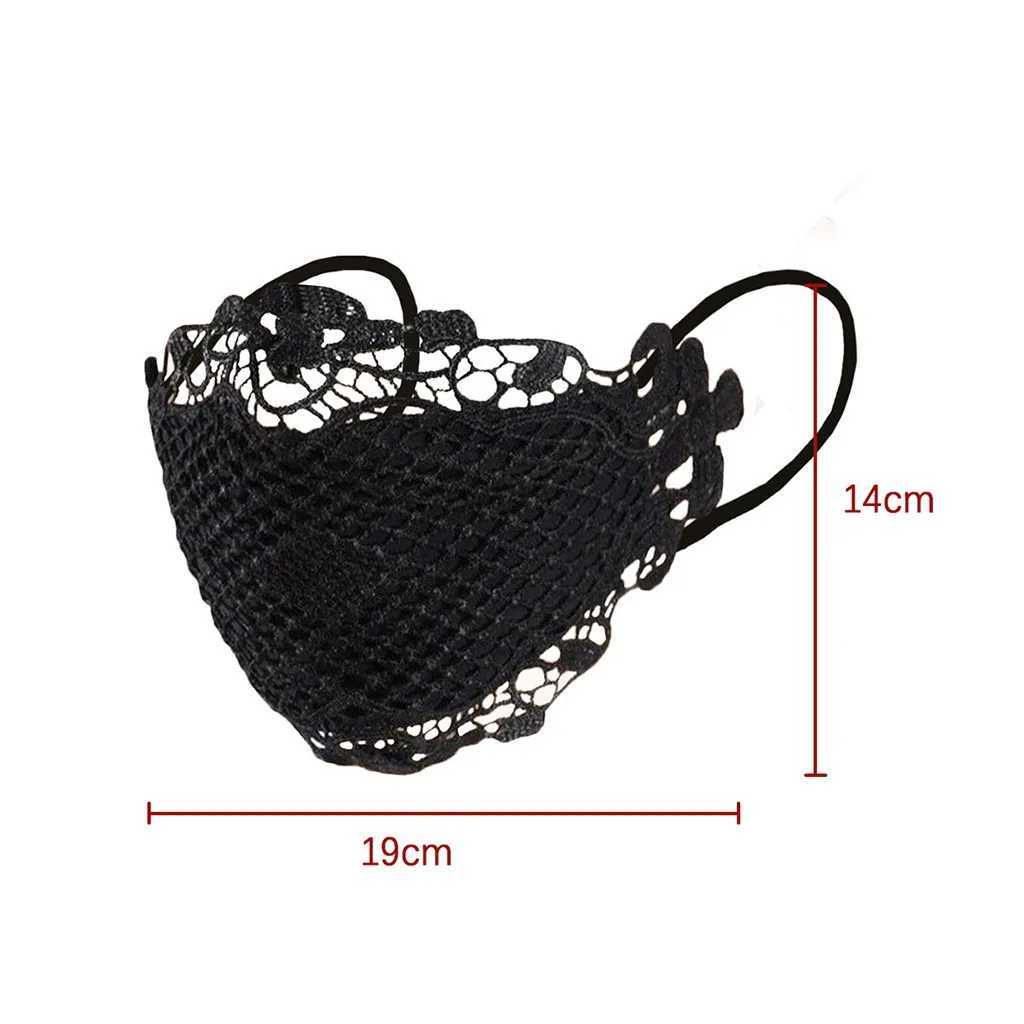 Face Mask Delicate Lace Applique And Face Protect Mouth Cover Beautiful Prints Facemask Dustproof Masque Halloween CosplayW251029