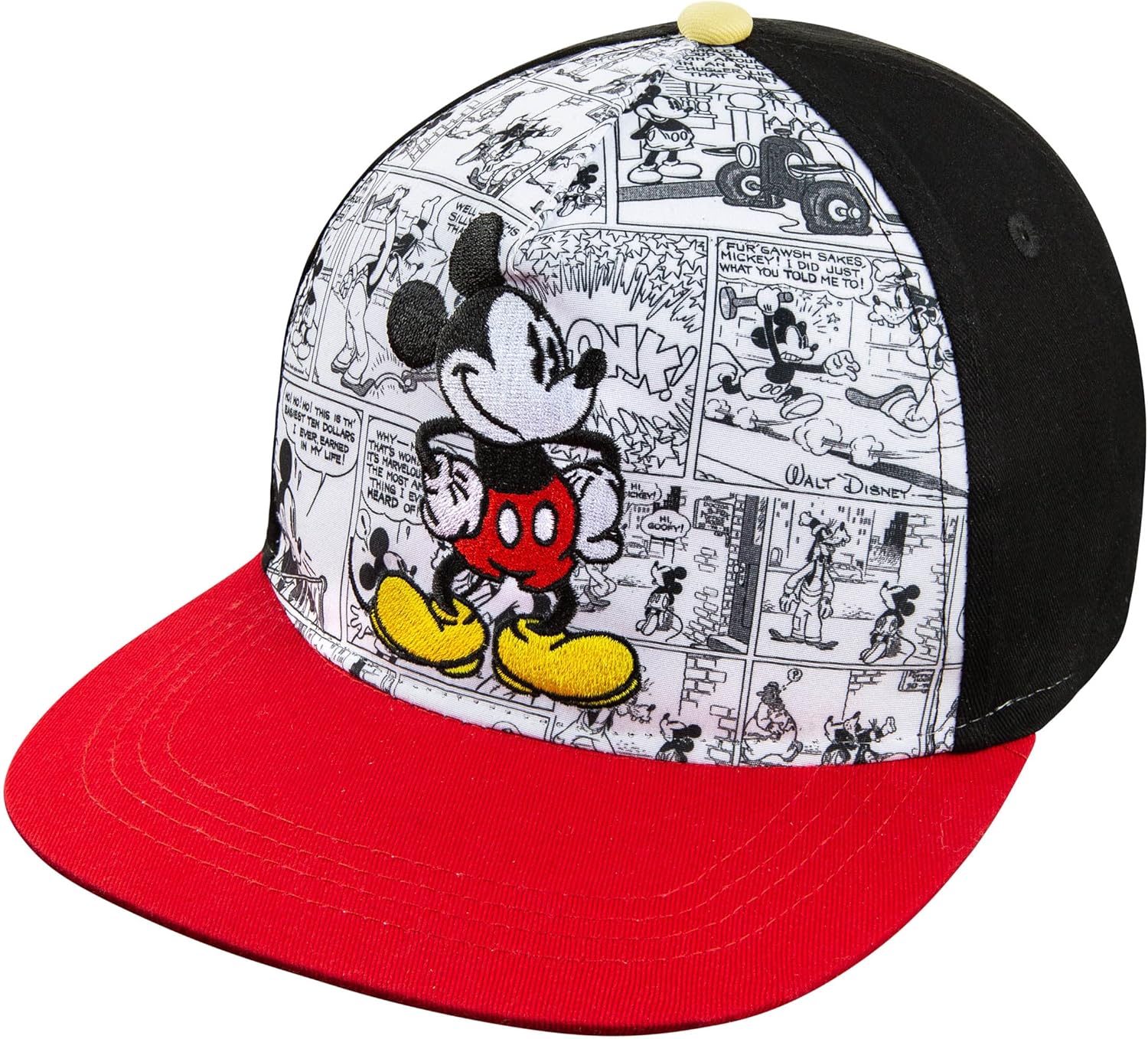 Mickey Mouse Baseball Cap Size Junior Ages Comics Adjustable Ballcap Disney 100% Cotton Fashion Hats Cartoon Caps