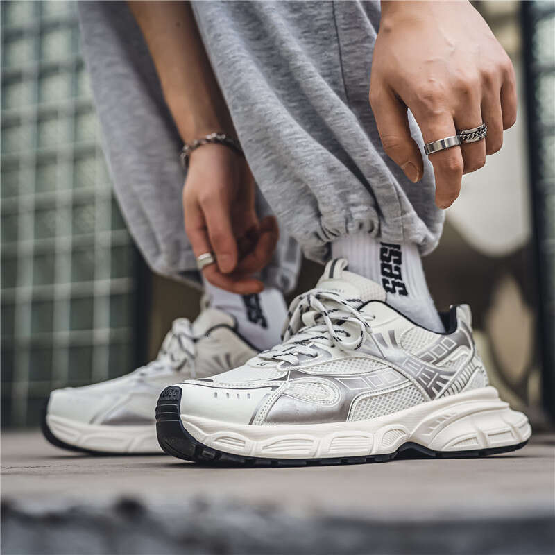 2025 Summer Mesh Thick-Soled Dad Fashion Trend Versatile Sneakers Trendy Brand Casual Youth Men's Shoes