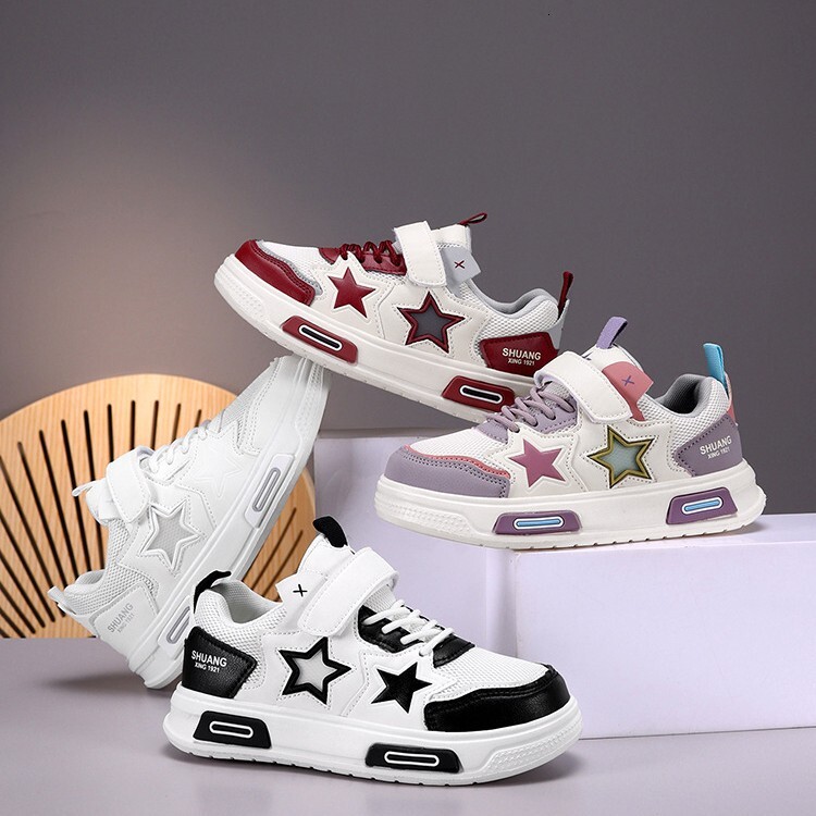 Children's shoe designer fashionable breathable sports shoes casual style new Mid Autumn Festival children's spring and autumn styles wear-r