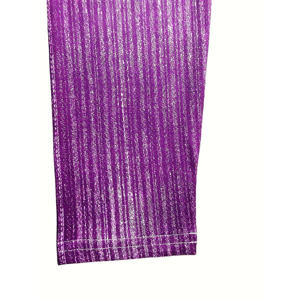 3pcs Imitation Denim Print Leggings Set