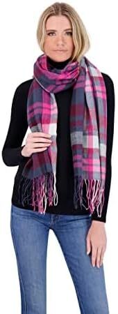 Custom Cashmere Feel Winter Warm Long Oversized Ladies Scarf for Cold Weather Christmas gifts