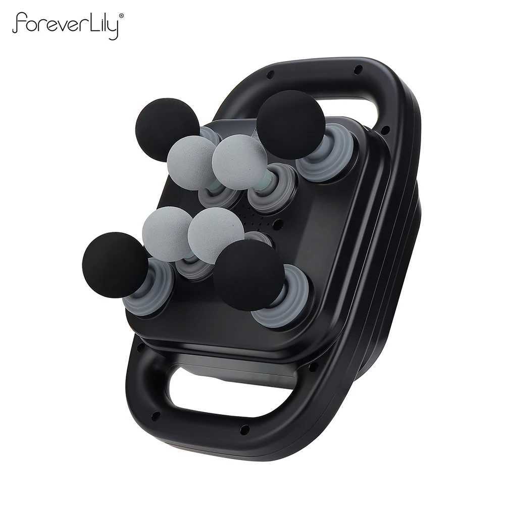 8Head Fascia Gun HighFrequency Vibration Body Massage Gun Back and Waist Massager Neck Shoulder Massager Muscle masajeador J251030