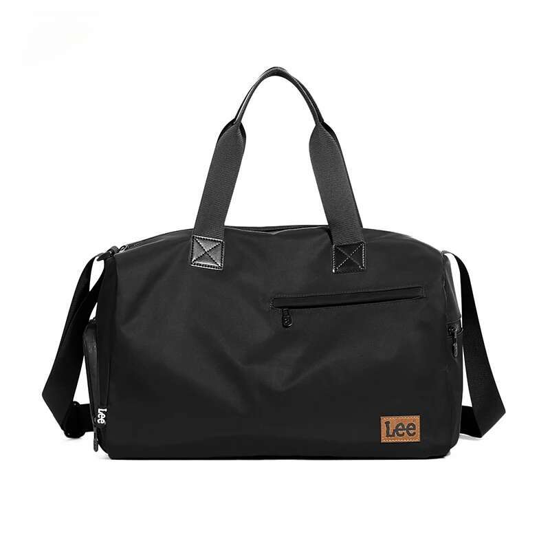 LEE Waterproof Nylon Lightweight Gym Duffel Bags Women Men Dry Wet Shoe Pocket Weekend Overnight Shoulder Lage Travel Bag