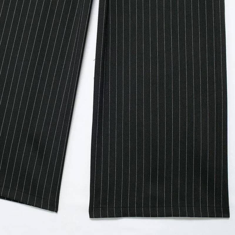 winter jacket women HXAO Women's Baggy Wide Woman Fashion Black Trousers Casual High waisted Pants Autumn Bluey Flared leggings