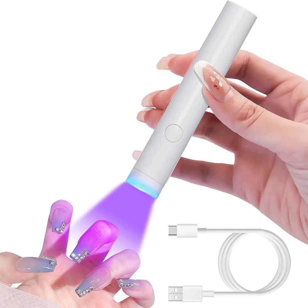 LULAA Mini UV Light Gel Nails Small Nail Cure Light Flash Cure Lamp for Gel Polish Manicure for Fast Curing at Salon Home DIY L251030