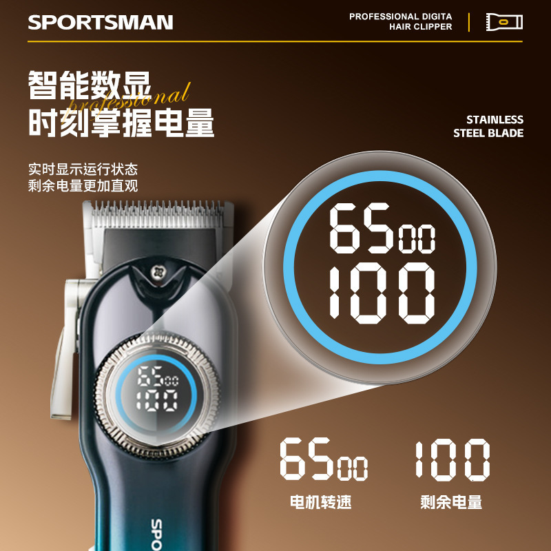 Original VGR 0mm zero Metal Electric Hair Beard Trimmer For Men Body Face Electric Clipper Hair Cutting Rechargeable 240701