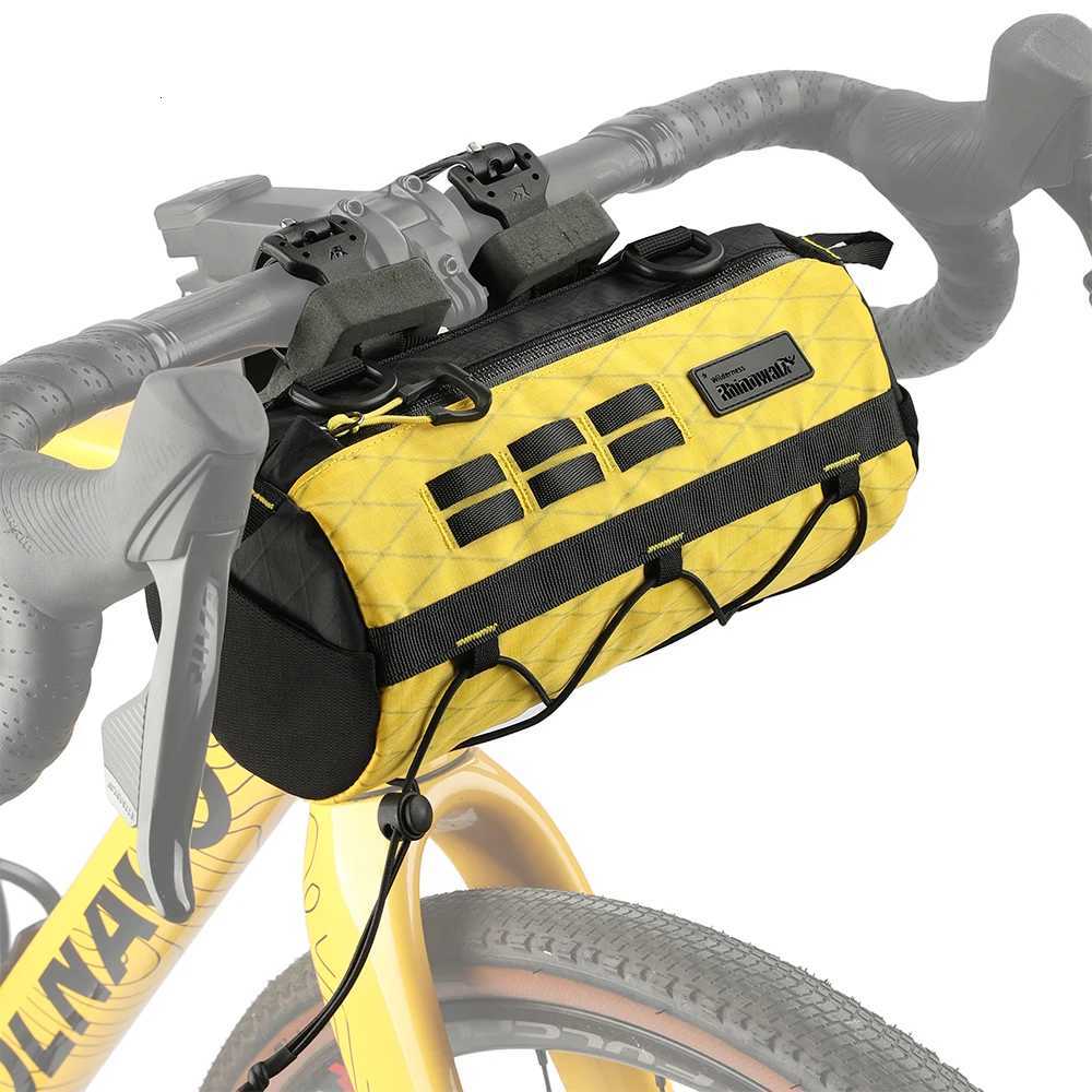 Rhinowalk Bike Handlebar Bag Splashproof Bicycle Front Tube Bag Stable Cycling Phone Storage Bag With Elastic Band Summer H251029