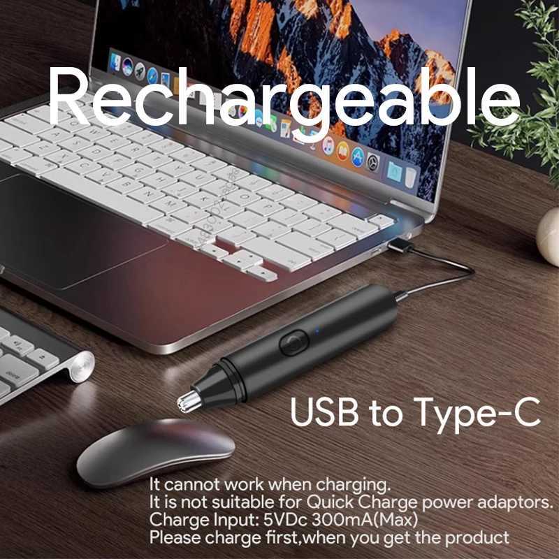 HOT Electric Nose Hair Trimmer Ear Hair Trimmer Eyebrow shaping Professional Safe Painless Portable For Business Trip And Home M251030