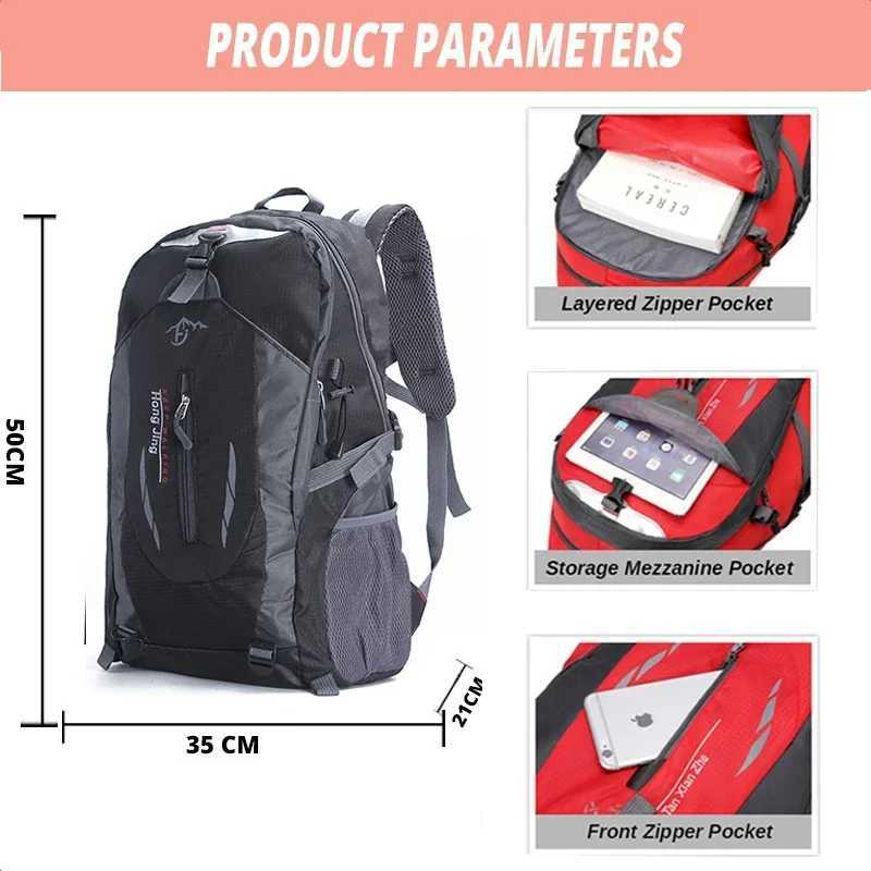 Classic Travel Backpack Men Waterproof Hiking Computer Laptop Backpack Bag Men School Sport Backpack Men Nylon Outdoor Bag Wome H251029