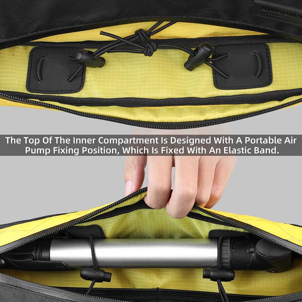 Rhinowalk BIke Frame Bag 17L Cycling Triangle Bottom Tube Bag SplashProof MTB Road BIke Bag Avoid Leg Support 15L Water Bag H251029