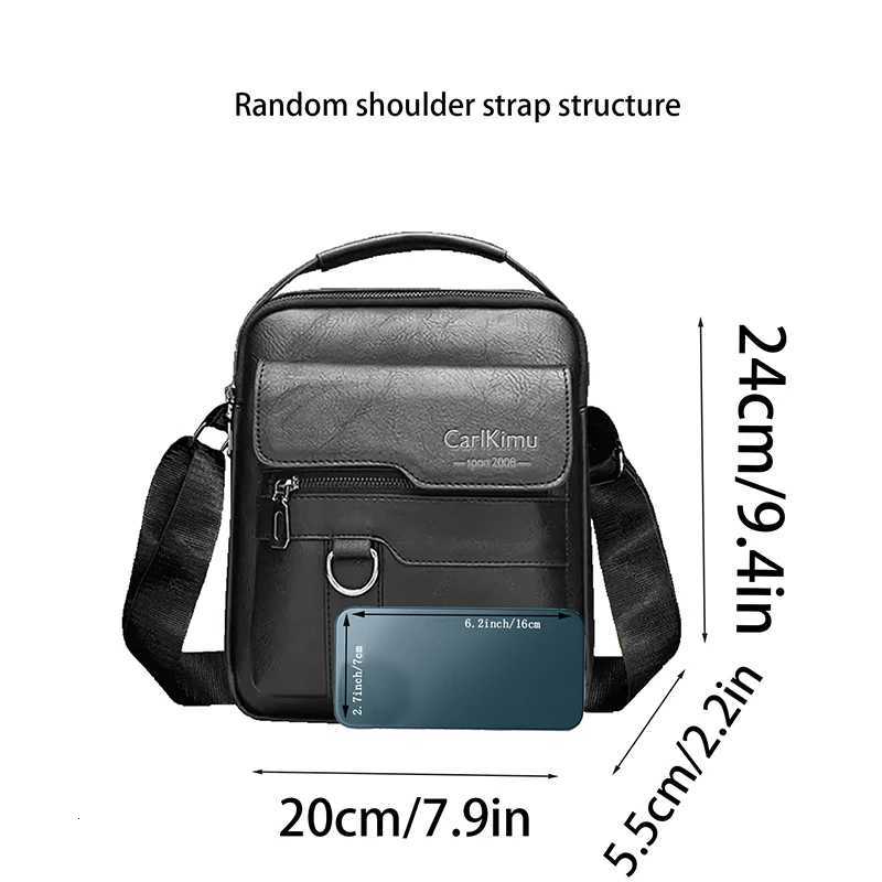 Vintage Off Messenger Structured Unisex Briefcase CrossbodyShoder Carry for Professials Y251011