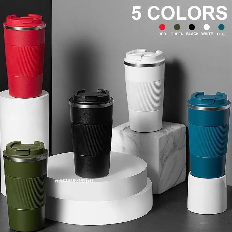380ml 510ml Stainless Steel Coffee Cup Thermal Mug Garrafa Termica Cafe Copo Termico Caneca Nonslip Travel Car Insulated Bottle 251029 W260226