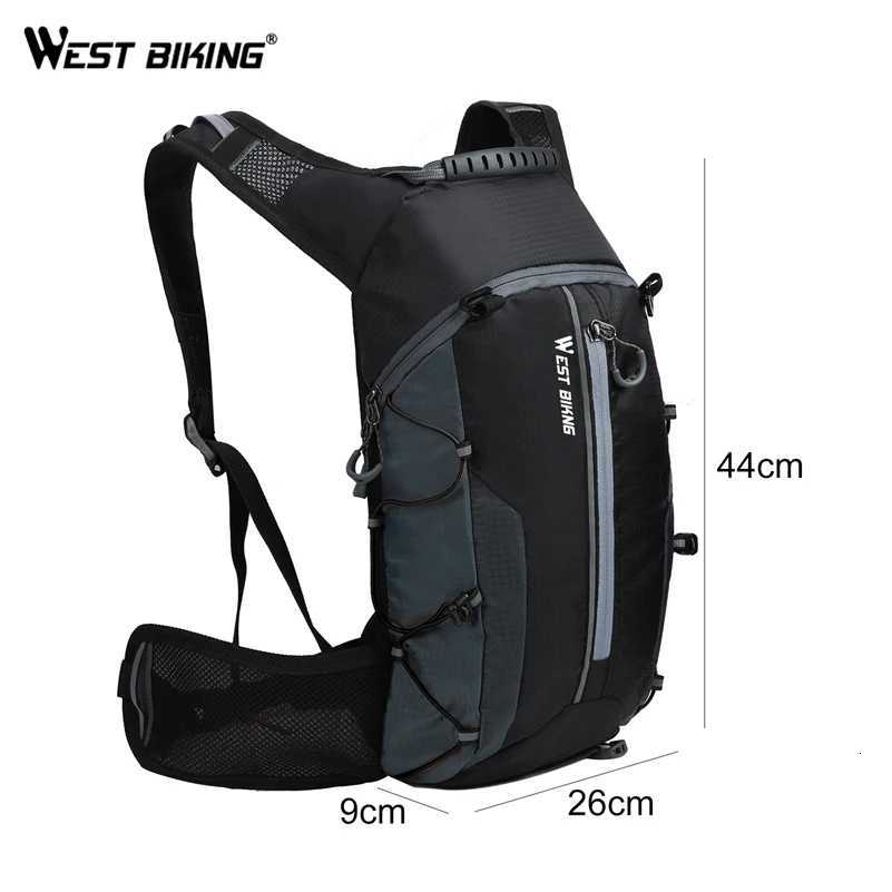 WEST BIKING Outdoor Water Repellent Sports Bag Cycling Hydration Backpack Travel Hiking Climbing MTB Road Bicycle Backpack H251029