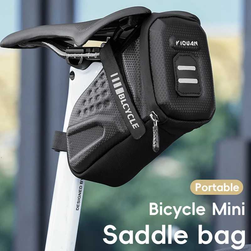 Bicycle Tail Bag Hard Shell EVA ThreeDimensional Riding Bag Mountain Road Bike Waterproof Saddle Bag Bicycle Riding Equipment H251029