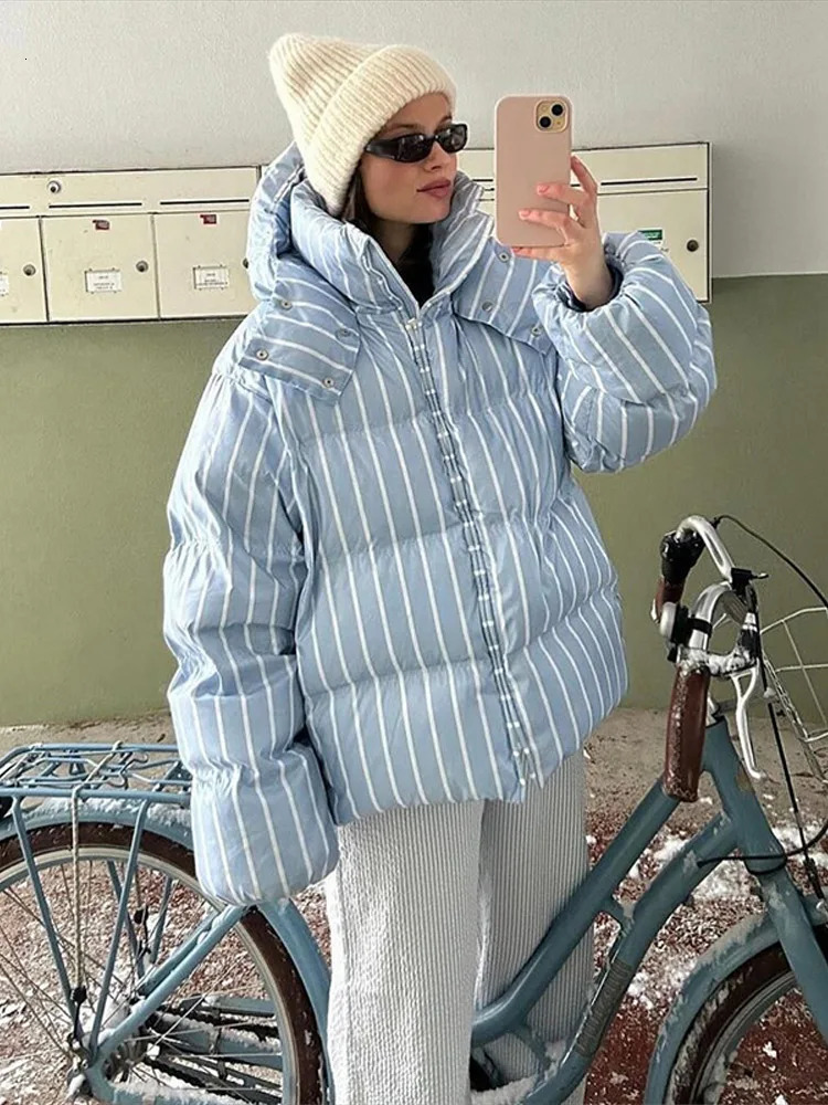 Fashion Oneck Patchwork Cotton Coats Women Elegant Printed Single Breasted Pocket Loose Coat Lady Autumn Winter Casual Coat 251030