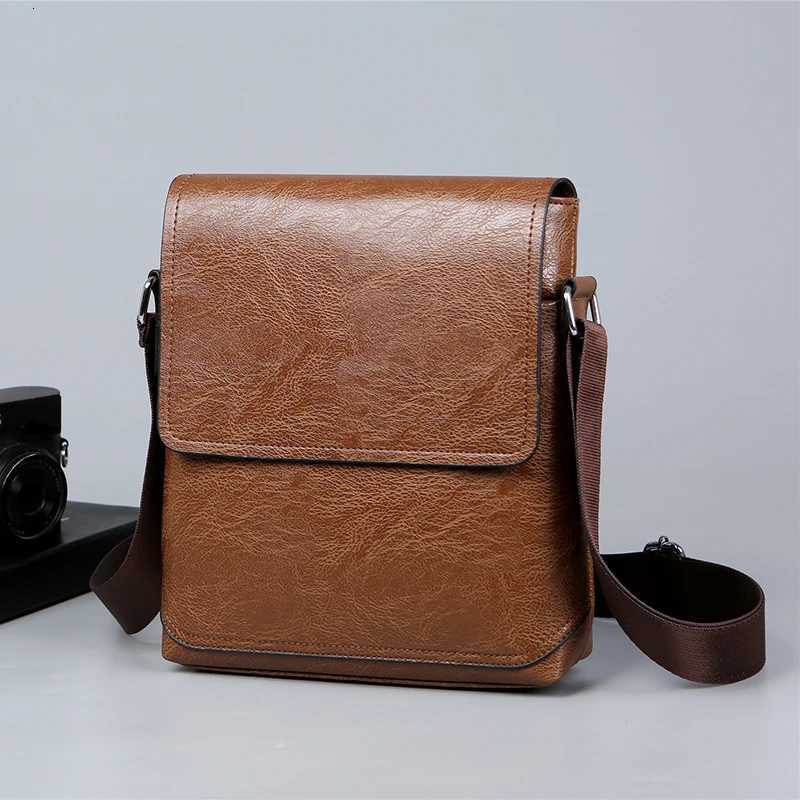 The new mens crossbody bag shoder bag and upright business casual bag are Vntines Day gifts for husbands or boyfr Y251011