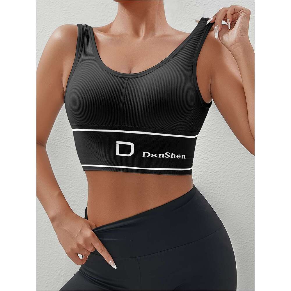 5-Pack DanSheer High-Impact Sports Bras - Full Coverage Wireless Yoga & Running Bras, Breathable Nylon Blend, High Elasticity Removable Pads, hine Was