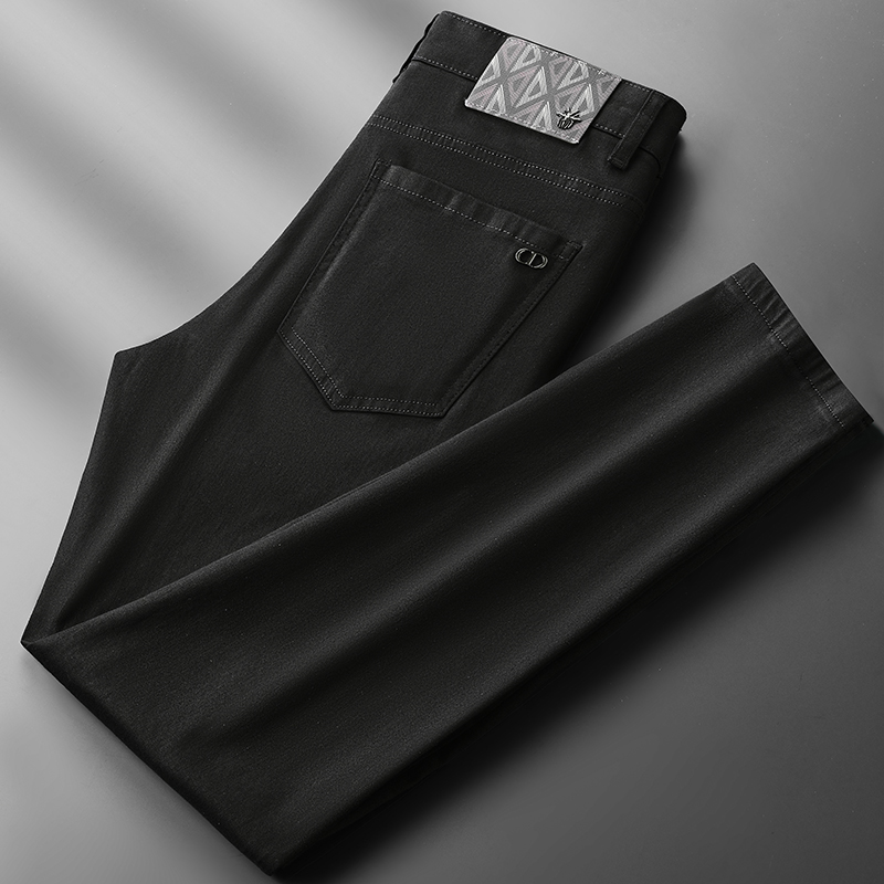 Fitted Straight-Leg Fashion Jeans in Two Colors Available 503