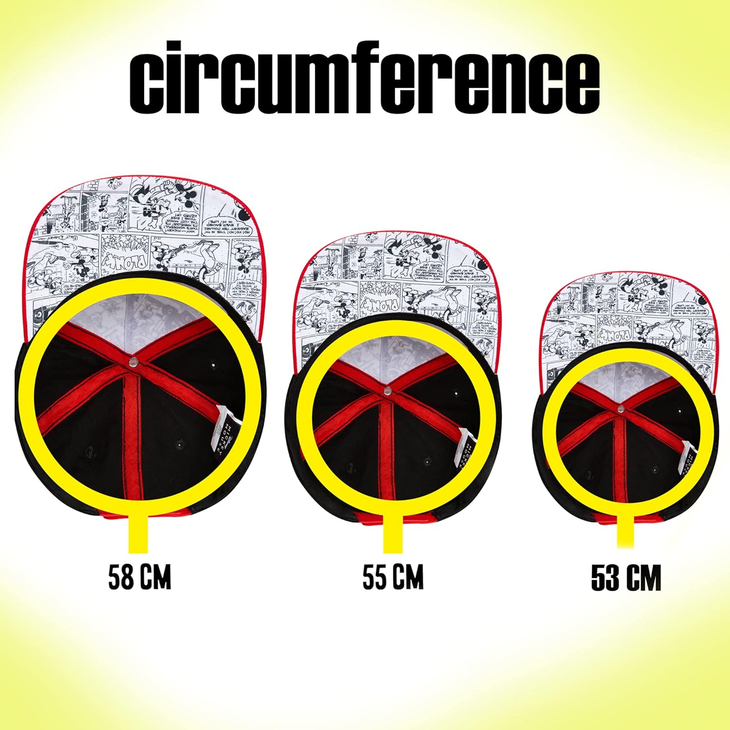 Mickey Mouse Baseball Cap Size Junior Ages Comics Adjustable Ballcap Disney 100% Cotton Fashion Hats Cartoon Caps