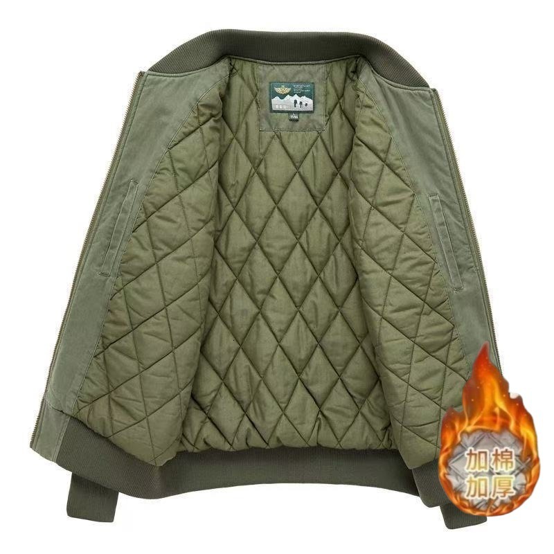 Designer Coat Spring And Autumn New Style Flight Jacket Versatile Trendy Brand Youth Solid Color Simple Top Workwear Jacket Cool Jacket