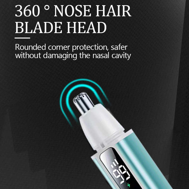 Electric Ear Nose Hair Trimmer Rechargeable TypeC Fast Charging Portable Eyebrow trimming Hair Trimmer For Nose Z251030