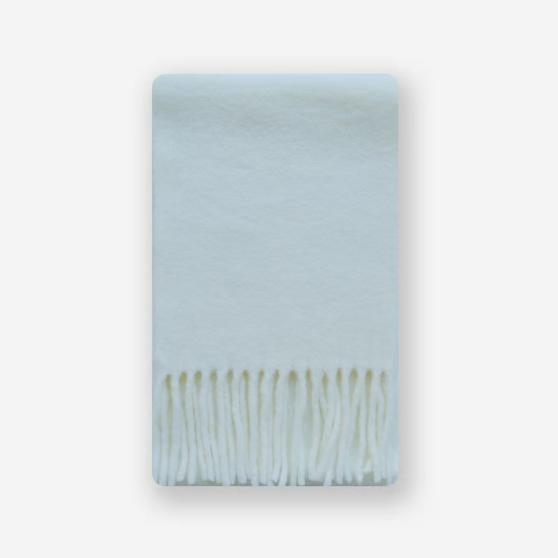 T2198 Wool Solid Color Scarf for Women, Soft and Feminine Winter Style