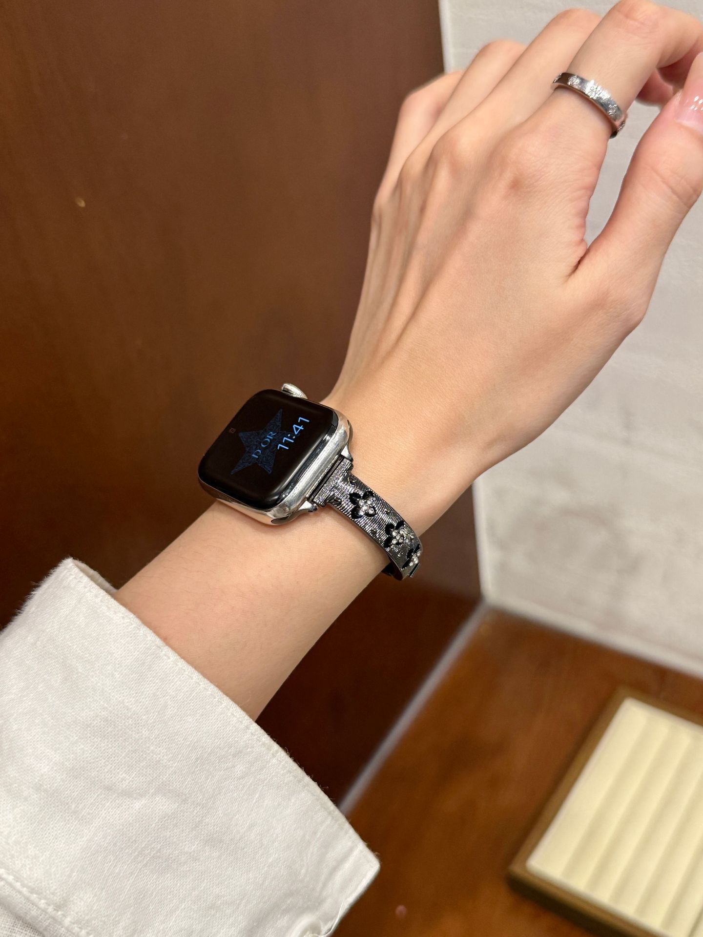 2025 Luxury Shining Gold Metal Ultra3 Pin Snap Button "Starlight" Gold/Silver/Black Classic Colors Apple strap 38mm 40mm 41mm 42mm 44mm 45mm