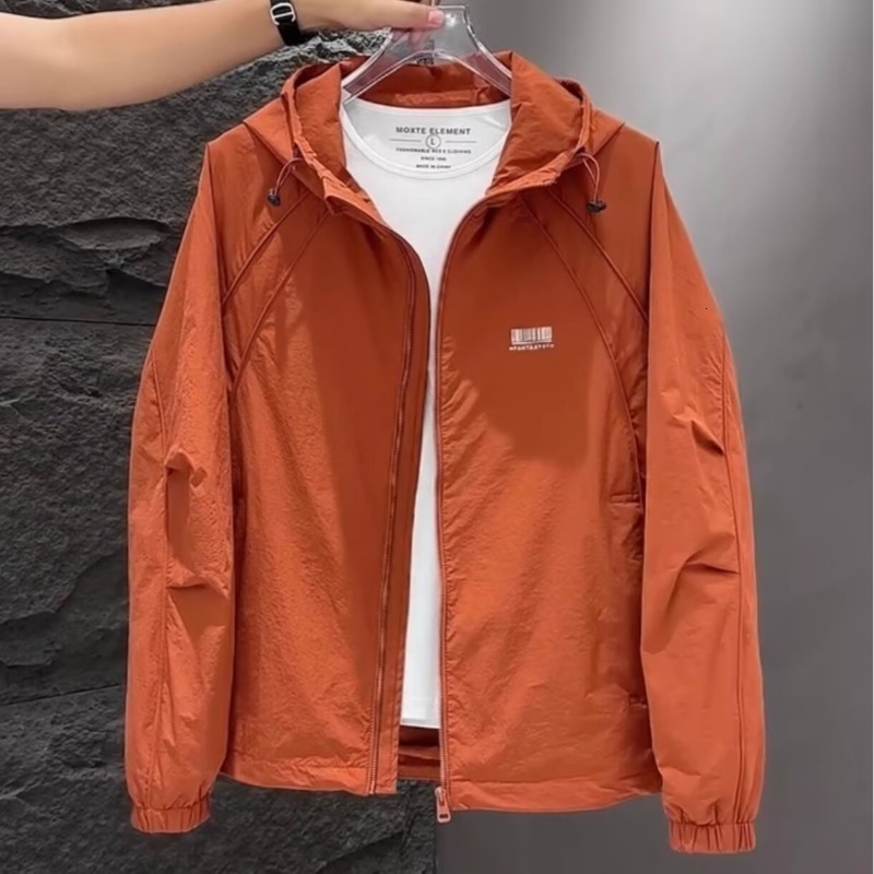 Jacket Designer Coat Coat Spring Autumn New Hooded Trendy Casual Jacket Light Luxury Versatile Plus Size Men's Outerwear