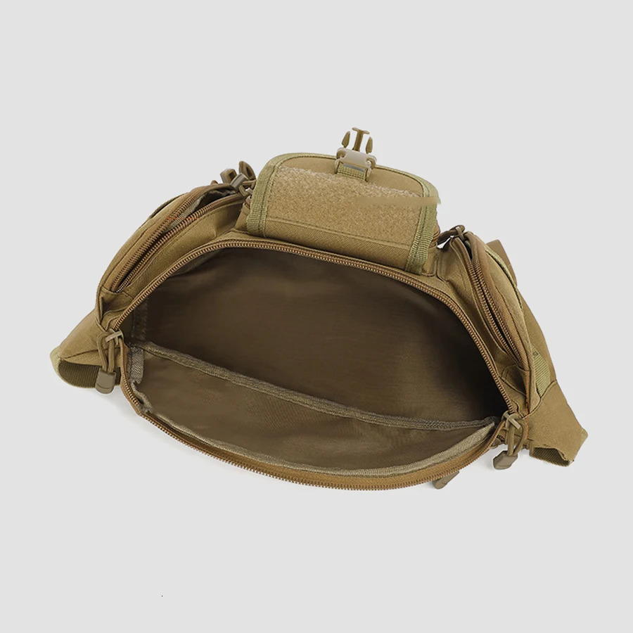 Outdoor Waist Bag Mens Waterproof Camouflage Hunting Hiking Climbing Nylon Mobile Phone Belt Pack Combat Bags 251030