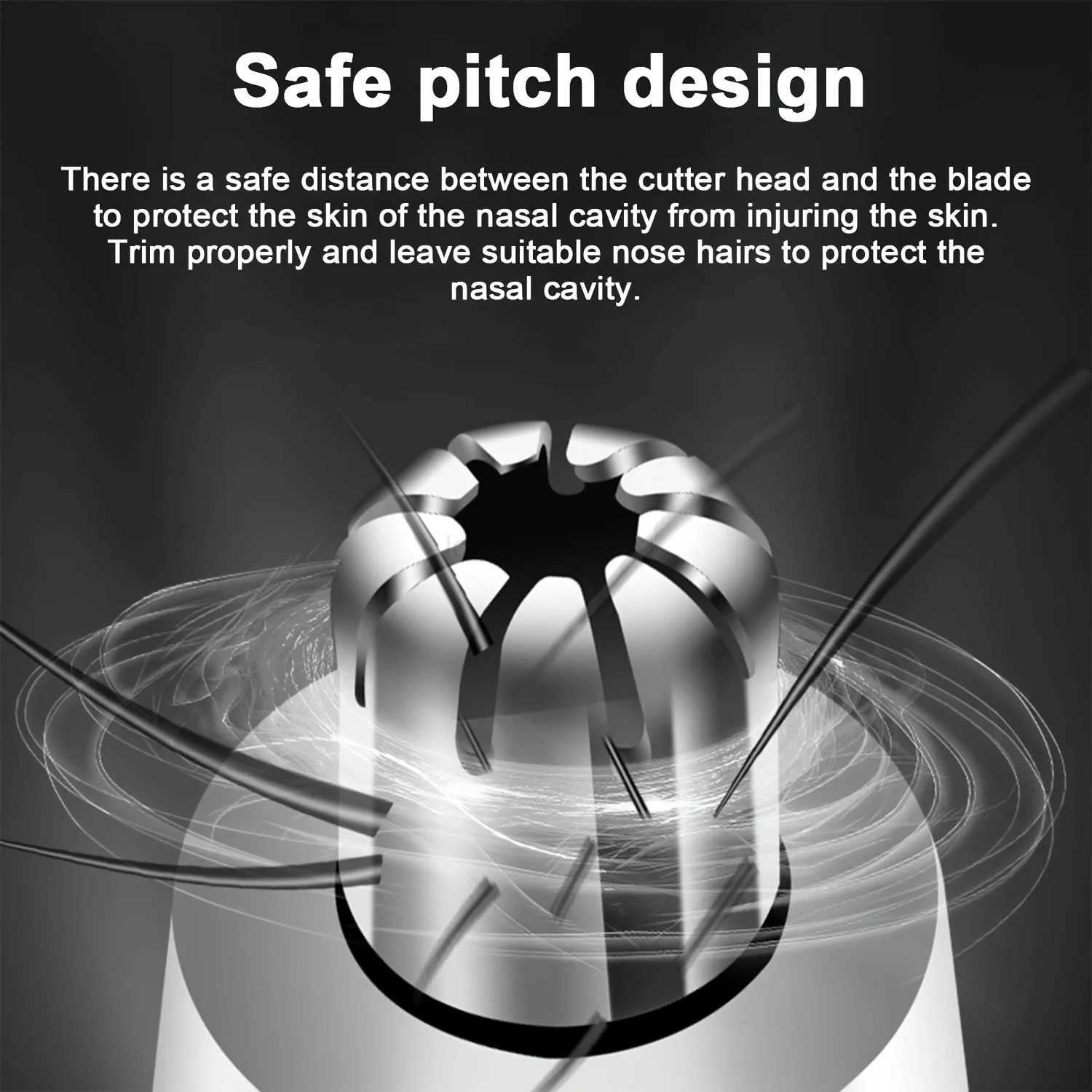 Battery powered portable painless electric shaver suitable for facial hair eyebrows and female hair Z251030