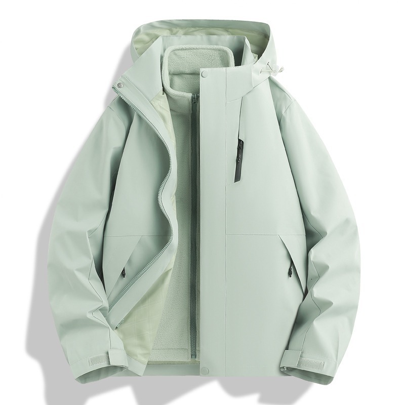 2025 New Outdoor Three-in-one Jacket For Men And Women Couples Waterproof Windproof Designer Jacket Jacket Patchwork Jacket Trendy