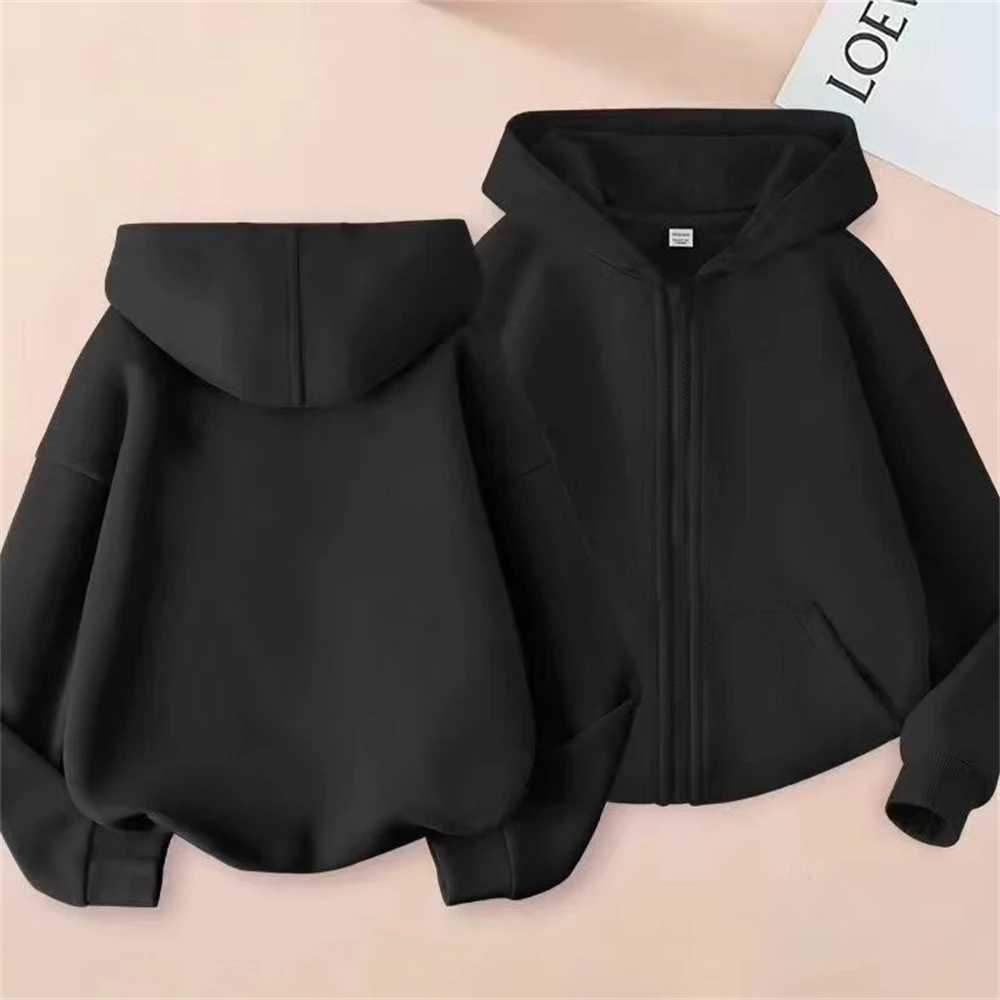 Children Fashion zipper style Clothing Boys Girls Hoodie Tops Spring Autumn Leisure Sweatshirr Toddler 312 Year Red Black CoatT251030