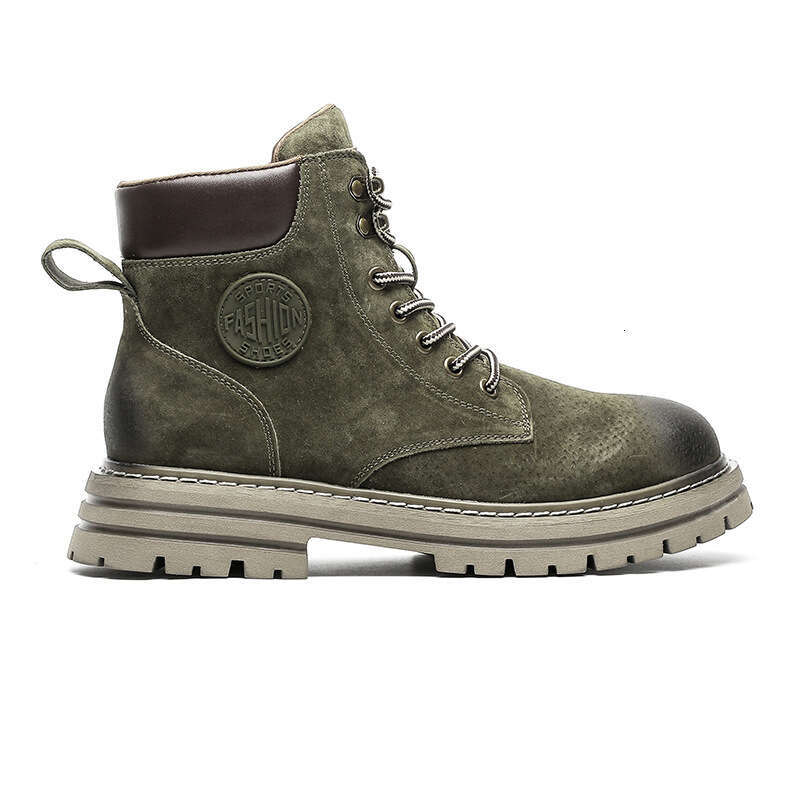 3329 Martin Men Autumn Winter British American Work Genuine Leather Pigskin Outdoor Wading Desert Ankle Boots