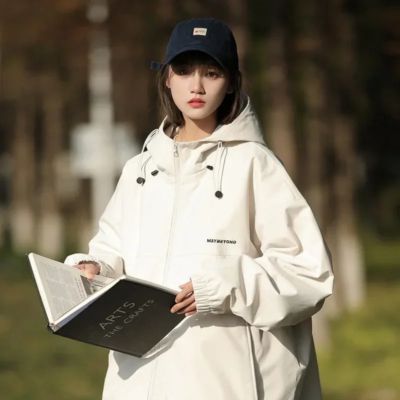 Autumn Women Japanese Baseball Windbreaker Jackets Long Sleeve Single Outerwear Coat High Street Harajuku Fashion Bomber Jacket 251029