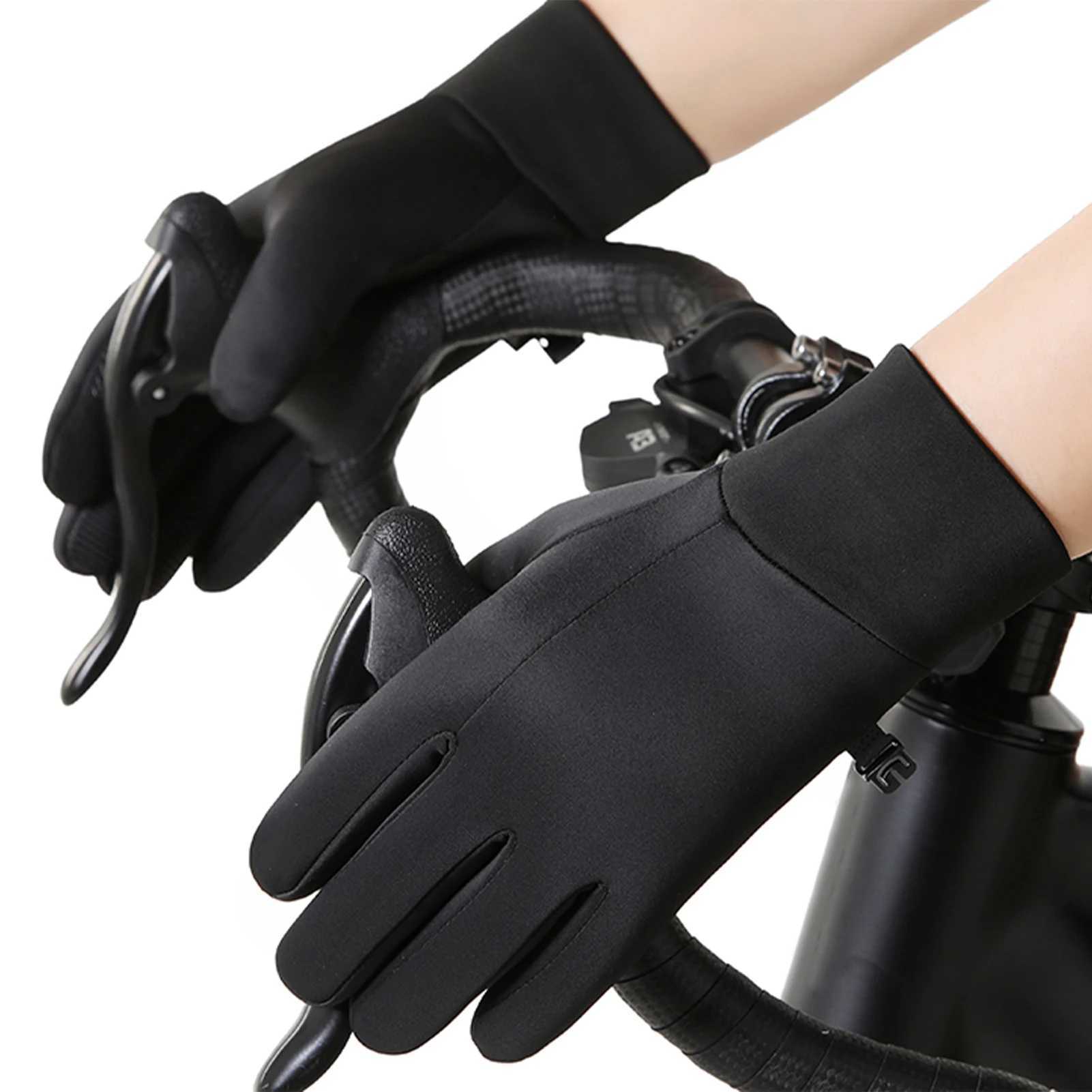 Mountain running gloves Mens Winter Touchscreen Gloves Warm Anti Slip Windproof Rainproof Riding Sports Gloves J251029