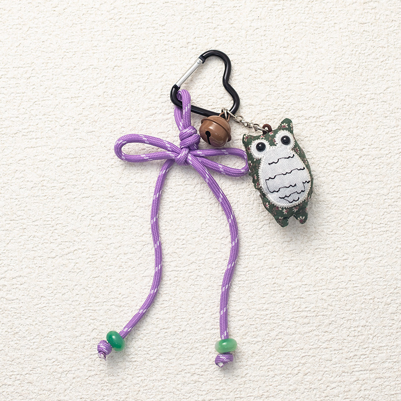 Knitted bag accessories, schoolbag pendants, versatile decorations, retro pendants, keychains, high-end and trendy bag pendants ddmytues