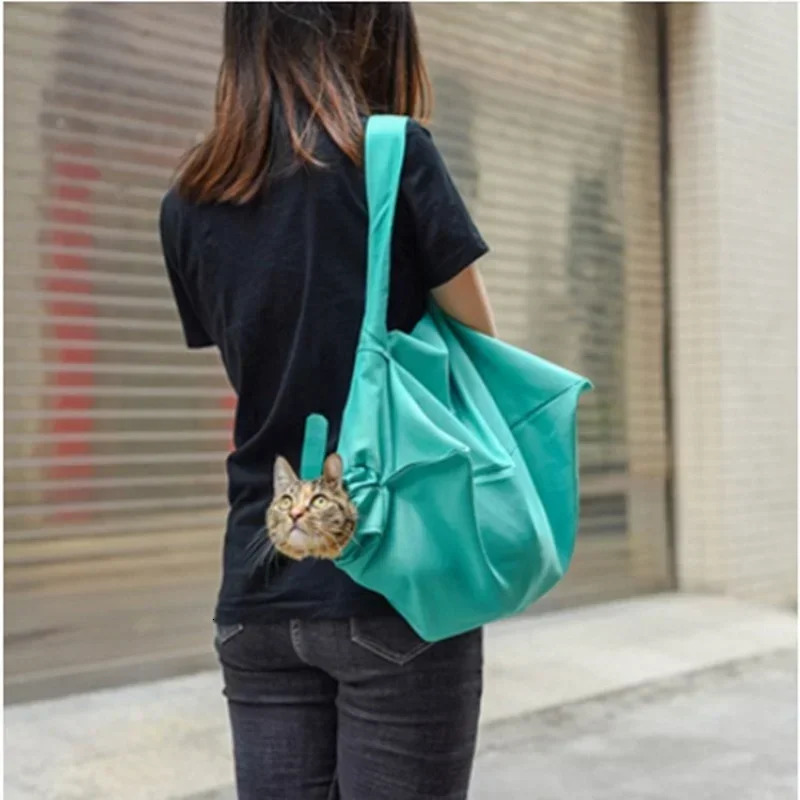 Cat Outing Travel Backpack Portable Adjustable Oneshoulder Pet Messenger Bags Fashion Oxford Fabric Comfort Breathable Pet Bag 251030