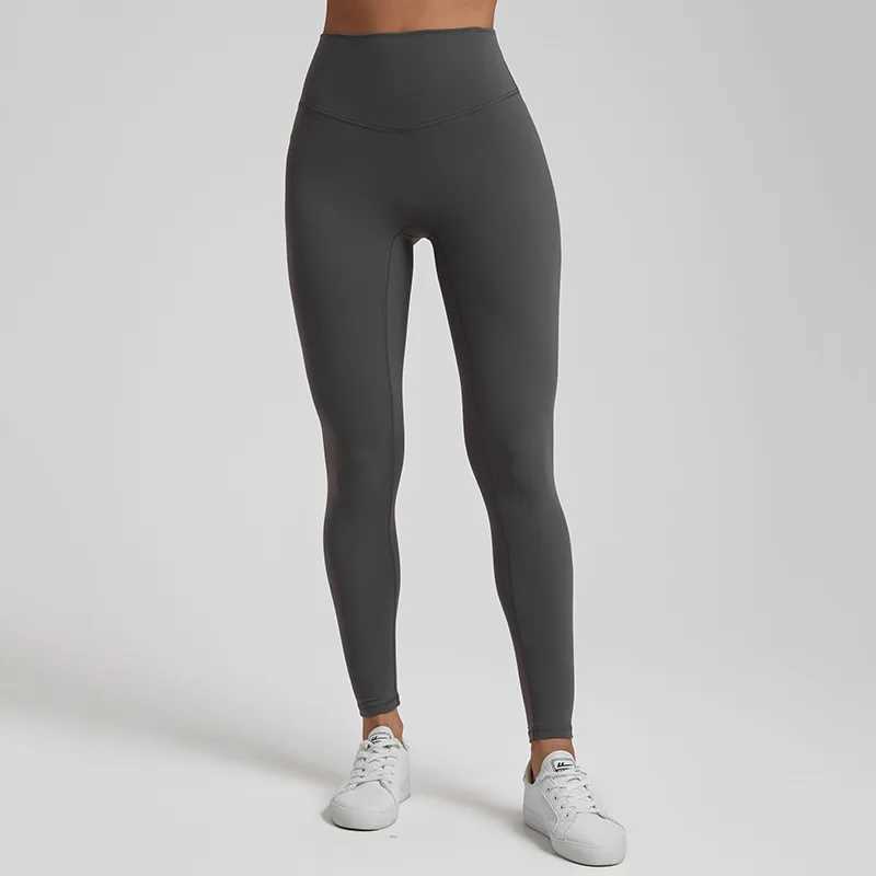 High Strength Compression Solid Color Soft Women Sport Pant Tight Butter High Waist Yoga Legging Athletic Gym Comprehensive Wear J251030