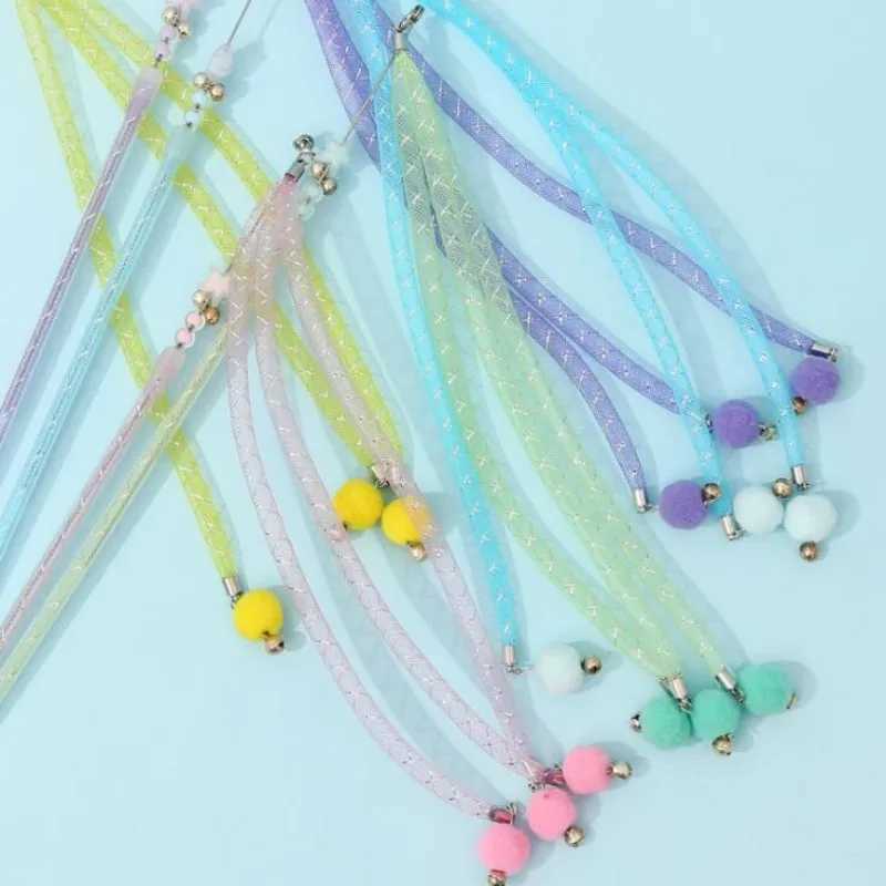 Cat Toy Wool Ball String Toys for Cats Teaser Stick Steel Wire Cat Toys Interactive Bite Resistant Ball Funny Cats Toy with Bell S251029{category}