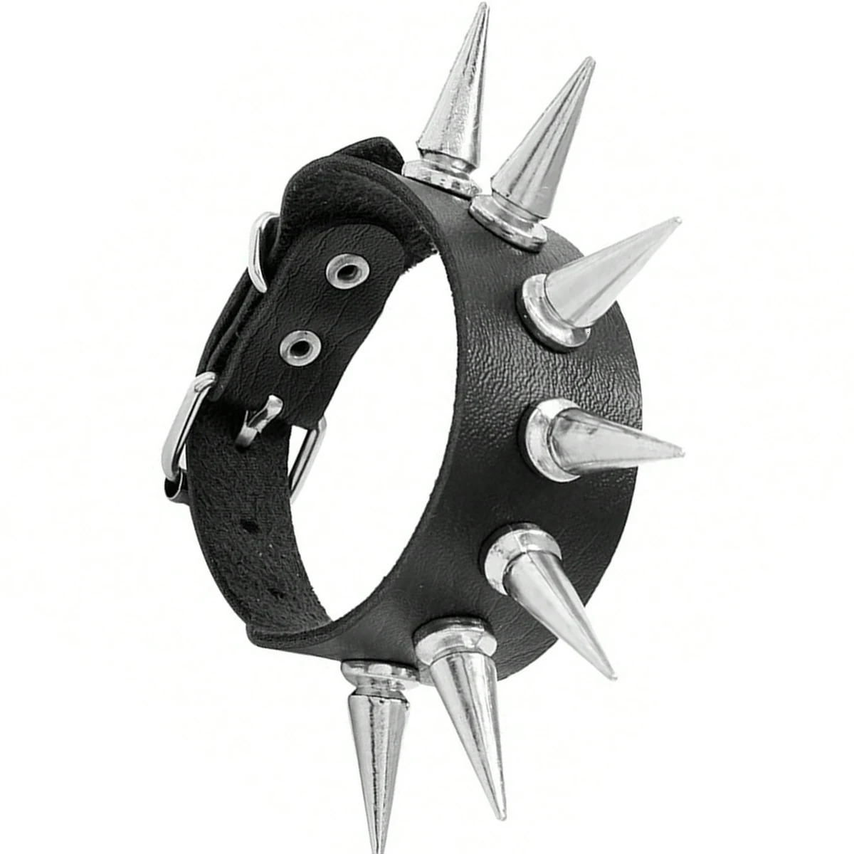 Fashionable Hip Hop Skeleton Rivet Punk Bracelet Suitable For Women And Mens Daily Holiday Party Wear Halloween Rock Gift 251028