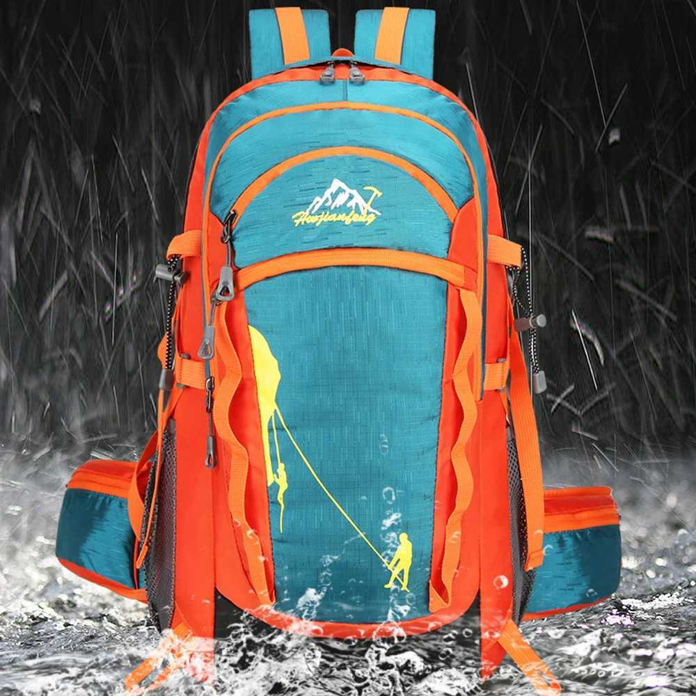 40L Hiking Backpack Lightweight Travel Backpack Camping Essentials Bag Outdoor Sport Daypack for Men Women Trekking Hunting H251029