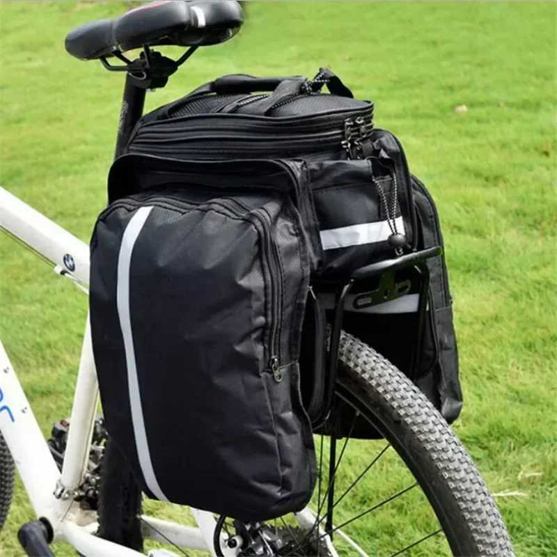 pannier Bicycle Carrier Bag Rear Rack Bike Trunk Bag Luggage Pannier Back Seat Double Side Cycling Bycicle Bag Durable Travel H251029