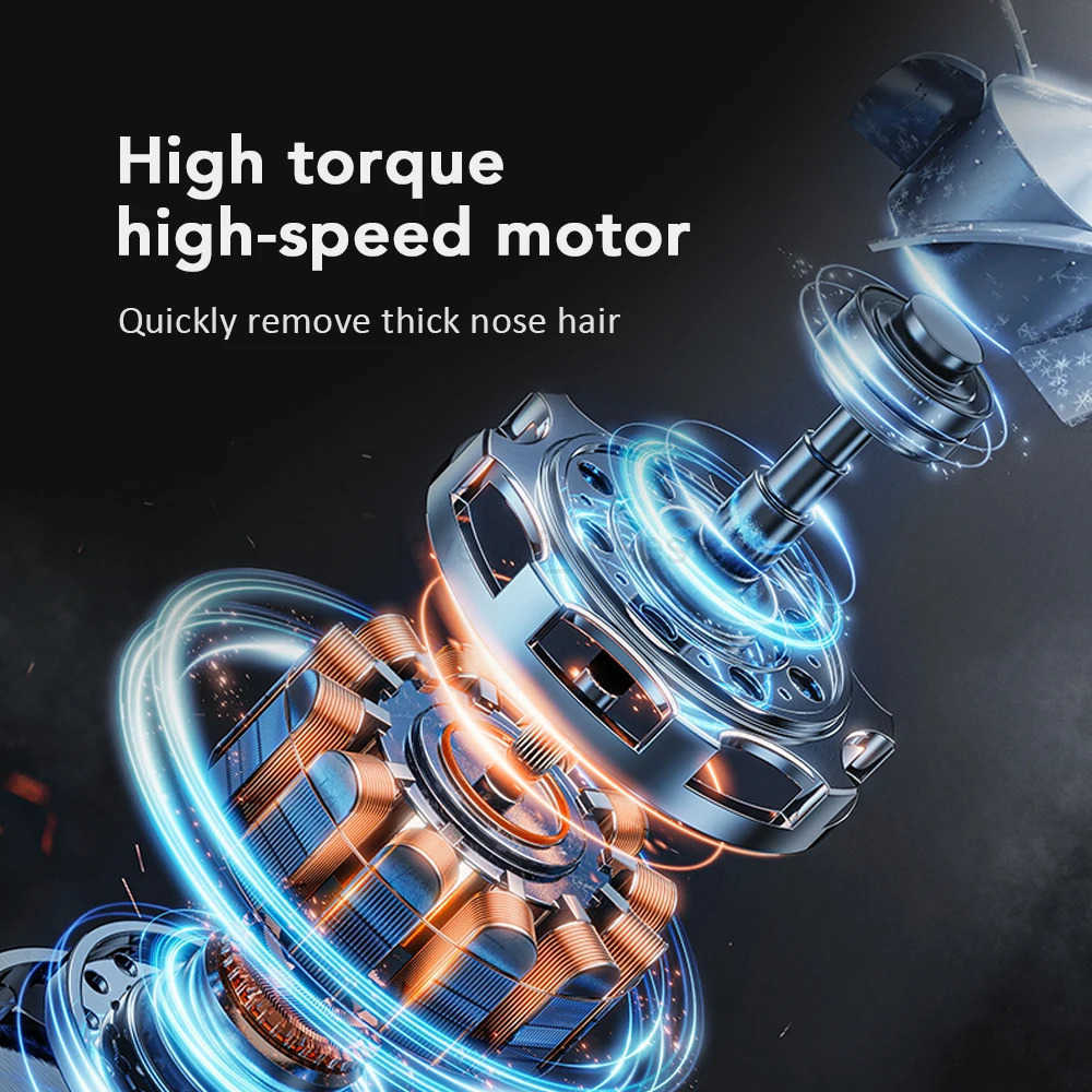 Electric Nose Hair Trimmer Implement Shaver Clipper For Men Women Neck Eyebrow Trimmer Shaver Man Clean Trimer Razor Remover Kit Z251030