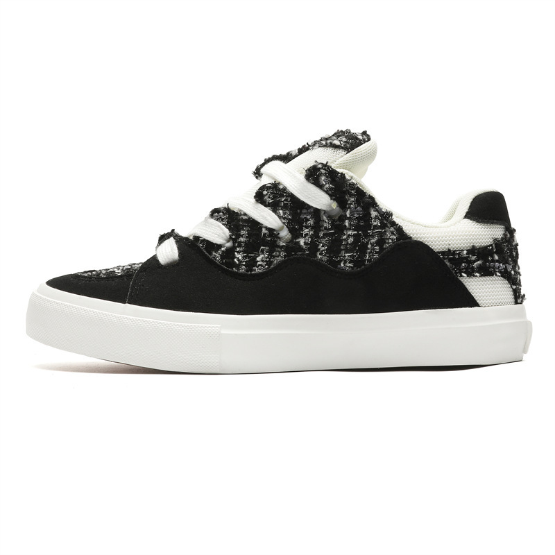 Korean version of small fragrance casual shoes women's autumn new German training shoes bread niche and versatile light skateboard shoes2025